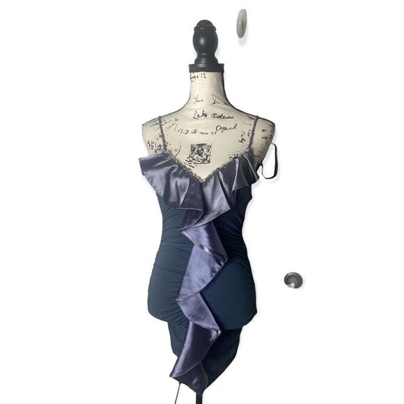 Dresses & Skirts - Love & Love SZ S purple ruffled cocktail dress